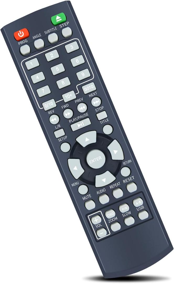 ZWP XL-6046 Replacement Remote Control for ONN Full HD DVD Player LR03 100008761 100093892 ONA18DP001 ONA19DP005 ONA18DP001 100008761OA, for Oakcastle DVD100