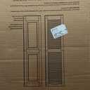 14 3/4"W x 32"H Mid-America Vinyl, TailorMade Two Equal Panels, Raised Panel Shutters, w/Installation Shutter-Lok's (Per Pair), 023 - Wicker