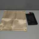 Hapivida Fireproof Mat, 11.8 x 11.8 inch Fiberglass Fire Pit Pad Under Grill Mat for Outdoor Deck Patio Protect Mat Protector