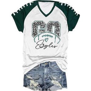 Football Shirts for Women Game Day Shirt V Neck Football Graphic Tee Funny Sunday Casual Short Sleeve Tops XL Football Shirts for Women Game Day Shirt V Neck Football Graphic Tee Funny Sunday Casual Short Sleeve Tops XL