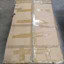 Modern Upholstery Chaise Lounge Chair with Storage Velvet (Khaki)