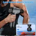 APHERMA Massage Gun, Muscle Massage Gun for Athletes Handheld Electric Deep Tissue Back Massager, Percussion Massage Device for Pain Relief with 30 Speed Levels 9 Heads