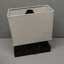 Briever Upgraded 3 USB Table Lamp with 2 USB A & C Charging Ports, Bedside Desk Lamp with 2 AC Outlets and Wooden Phone Stand Organizer, Ideal Nightstand Lamp for Bedroom, Guest Room, Office