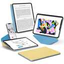 MOFT Dynamic Folio Case for iPad mini 7th A17 Pro 2024 & iPad mini 6th A15 2021, 8.3 Inch Slim Magnetic Stand Case with 20+ Viewing Angles, Auto Wake/Sleep, Ultra Thin, Panna Cotta x Faded Jeans