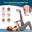 Hamstring Stretcher, Knee Extension Device, Lower Back, Hip & Calf Stretching
