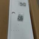 GHC Floating TV Stand, Wall Mounted Entertainment Center and Cabinet Shelf, Media Console for DVD Player, Space-Saving Under TV Shelf for Bedroom, Living Room (White)