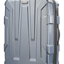 Samsonite Centric Hardside Expandable Luggage with Spinner Wheels, Blue Slate, Checked-Large 28-Inch