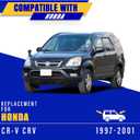 3 wipers Replacement for 1997-2001 Honda CR-V CRV, Windshield Wiper Blades Original Equipment Replacement - 20"/19"/11" (Set of 3) U/J HOOK