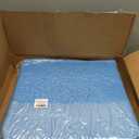 YOUFI Extra Thick Large Seat Cushion, Gel Memory Foam Cushion with Carry Handle Non Slip Bottom, Pain Relief Coccyx Cushion for Wheelchair Office Chair (Blue, 19" x 17.5" x 4")