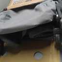 UPPAbaby Minu V3 Travel Stroller - Lightweight + Compact Design - One-Hand Fold + Unfold - from Birth + Overhead Compatible - Greyson (Charcoal Mlange/Carbon Frame/Saddle Leather)