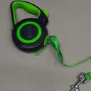 Mighty Paw Retractable Dog Leash 2.0 - Auto-Locking Button for The Control When You Need - Stainless Steel Coil for Smooth Retraction - Super Reflective Ring for Nighttime Visibility - No More Tangle (50 - 110 lbs (Most Popular), Original Green)