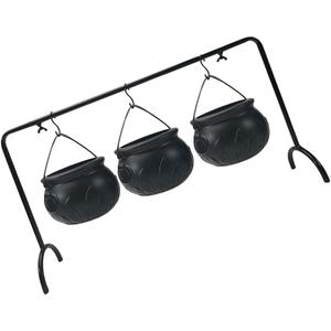 1set Halloween Candy Bucket Witch Cauldron Kettle Candy Holder for Festive Parties Adorable Decorative Containers for Treats and Toys for Halloween Celebrations