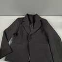 rrhss Girls Solid Color Lapel Suit Coat Button Down Long Sleeve Blazer Jacket, 130