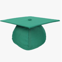 Unisex Adult Matte Graduation Cap with Tassel Year Charm 2025 Pack of 2