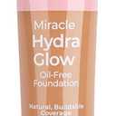 MCoBeauty Miracle Hydra Glow Oil-Free Foundation - Water-Based, Light-Medium Coverage - Features A Natural Satin Finish - Ultimate Radiant Base - With A Second-Skin Feel - Natural Tan - 1 Oz (0.5 Ounce (Pack of 2))