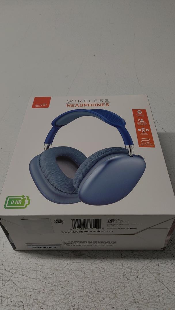 ILive Over Ear BT Headphones Light Blue
