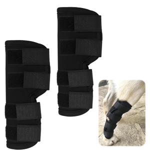 Dog Leg Braces for Rear Leg, Adjustable Dog Leg Sleeve Added Mobility Safety for Active Aging Dogs, Knee Support Straps for Outdoor Adventures Daliy Use Enhanced Stability (L)