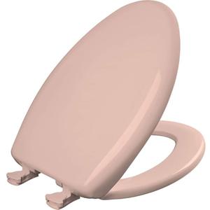 Bemis Classic Colors Slow Close Toilet Seat, Easy Clean Hinges and Durable Plastic Seat, Made in USA, Elongated, Venetian Pink