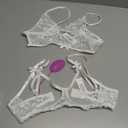 Avidlove Women's Exotic Lingerie Sets Naughty 2 Pieces Bra Panty Set Sexy Cutout Lace Lingerie, Size: S