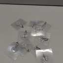 24 Pack Self Adhesive Hooks Heavy Duty - 33lb Max, Transparent, Waterproof, Sticky Wall Hooks for Keys, Bathroom, Shower, Outdoor, Kitchen, Door, Home Improvement, Utility Hooks