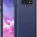 JETech Slim Fit Case for Samsung Galaxy S10e, Thin Phone Cover with Shock-Absorption and Carbon Fiber Design (Blue)
