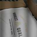 L LOVSOUL Goose Feather Down Fiber Comforter Super King Size, 100% Organic Cotton Fabric Duvet Insert,1200TC,750+Fill Power, Hotel Collection, All Season White Bedding Comforters with 8 Tabs