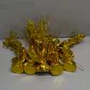 6 Pack Metallic Foil Spary Centerpieces for Tables, Gold Centerpieces for Tables Decorations, Star Brust Table Centerpieces for Birthday Graduation Wedding Baby Shower Party