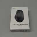 acer Ergonomic Mouse Wireless Rechargeable with Side Scroll (BT5.2+2.4GHz), Bluetooth Computer Mouse for Laptop, Medium to Large Sized Hands, Office USB Mice, 8 Buttons, 4800 DPI for PC, Desktop