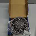 High Pressure Shower Head - Anti-Clogging Silicone Nozzles 2.5 GPM Removable Restrictor - Easy to Clean and Install - Includes Plumbers Tape - 6 inch - (Oil Rubbed Bronze 2.5GPM)