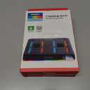 2 x NexiGo Enhanced Controller Charger Dock Compatible with Nintendo Switch 2, Charging Station for Joy-Pads with Multiple RGB Light Modes, Sound Alerts, LED Indicators, Built-in Kickstand