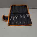 Super-Thin Open End Wrench Set, SAE, 6-Piece, Including 3/8", 7/16", 1/2", 9/16", 5/8"11/16", 3/4", 13/16", 7/8", 15/16", 1", 1-1/16", Slim Wrench Set with Rolling Pouch