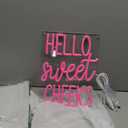 Hello Sweet Cheeks Neon Sign Funny Hello Sweet Cheeks Bathroom Decor Dimmable Neon Signs for Wall Decor Pink LED Bathroom Signs USB Neon Light Up Sign Wall Art Cute Bathroom Shelf Decor for Women