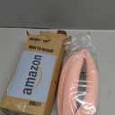 Pink Suede Steering Wheel Cover, Breathable Non-Slip Sweat-Proof Wear-Resistant No Pilling, Warm in Winter and Cool in Summer, Universal 15 inch