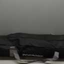 POEPORE Reclining Camping Chair with Removable Footrest Lounge Chair with Headrest, Cotton Cushion, Portable Adjustable Folding Chairs (1 pack, Black)