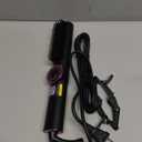 JolinKoin Hair Straightener Brush for Women: Negative Ionic 3-in-1 Curling & Straightening Brush, Ceramic Hot Comb with 15 Temps for Hair Styling