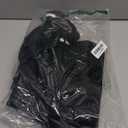 CHICME Women's Three Piece Outfits Striped Long Sleeve Bomber Jacket Midi Skirt Set Ribbed Knit Tank Tracksuit, Medium (Black)