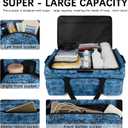 120L 3 Wheel Tactical Rolling Duffle Bag, Heavy Duty Military Deployment Luggage, 900D Waterproof Duffel for Camping Travel Outdoor Sports, Large