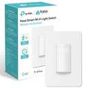 Kasa Smart WiFi Motion Sensor Switch, Single Pole, Needs Neutral Wire, 2.4GHz Wi-Fi Light Switch, Compatible with Alexa & Google Home, UL Certified, No Hub Required(KS200M),White,1-Pack
