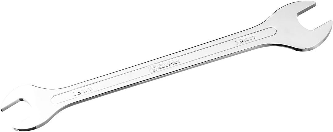 Capri Tools 18 mm x 19 mm Super-Thin Open End Wrench, Metric (11850-1819)