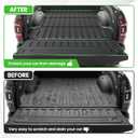 CARTIST Truck Bed Mat for 2009-2018 Ram 1500 & 2009-2026 Ram 2500/3500&1500 Classic 2019-2024 (6.4 FT), NOT for Optional Rambox, Heavy Duty TPE Trunk Mat, Car Accessories
