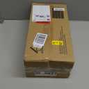 QEEIG Floating Shelves for Wall Bathroom Shelf Bedroom Kitchen Living Room Hanging Book Shelves Small Farmhouse Decor 16 inch Set of 3, Rustic Brown (015-BN3)