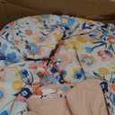 Beddy's Flower Blossoms Girls Durable Zipper Bedding for Kids, Bed in a Bag, Floral Sheets and Comforter, Easy to Make and Wash, Includes Pillowcase and Pillow Sham, Super Soft All Season (Twin)