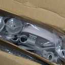 HOMLAND Raised Toilet Seat with Handles, Toilet Seat Riser for Seniors with Adjustable Height & Width, FSA HSA Eligible 400lb Handicap Elevated Toilet Seat for Elderly, Pregnant, Fit Any Toilet (Grey)