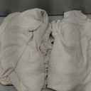 H.VERSAILTEX Super Stretch Individual Seat Cushion Covers - Sofa & Couch Cushion Slipcover Sets - Thick Jacquard Textured Twill Fabric (3 Piece XL, Ivory)