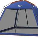 CAMPROS CP Screen House Tent 10 x 10 Ft Screened Mesh Net Wall Canopy