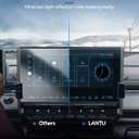 2PCS Car Screen Protector for 2022 2023 2024 2025 GMC Hummer EV Pickup & 2024 2025 Hummer EV SUV Accessories Navigation Nano Touchscreen Protector Film HD Clear Bubble Free 13.4''