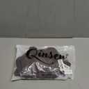 QINSEN Womens Open Back Tennis Dress Sleeveless Built in Shorts Golf Athletic Dress with Pockets Size M