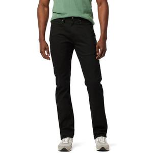 Levi Strauss Signature Gold Men's Slim Straight Fit Jean Pants (42W x 30L, Raven)