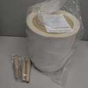 URALFA Motion Sensor Trash Can with Lid, Bathroom Garbage can, Small White Wastebasket Touchless Trash Bin with Legs, Automatic Trashcan for Toilet, Bedroom, Office, 1.8 Gallon, White