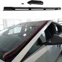 Carbon Fiber Style Windshield Wiper Cover Trims Accessories for Tesla Cybertruck (Bright Surface)